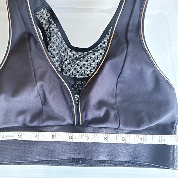 Simone Perele Women's Harmony Medium Impact Wireless Sports Bra Size Small Black - Picture 7 of 9